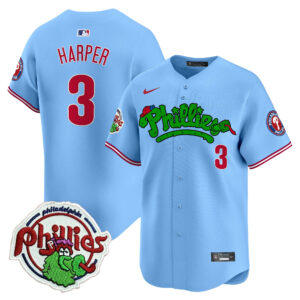 Unisex Phillies Phanatic Patch Vapor Premier Limited Jersey V2 - All Stitched