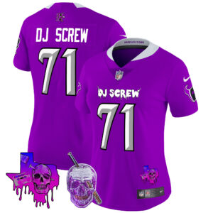 Women's Houston Texans DJ Screw Vapor Limited Jersey - All Stitched