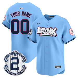 Unisex New York Yankees The Bronx Graffiti Vapor Premier Limited Custom Jersey V4 - All Stitched