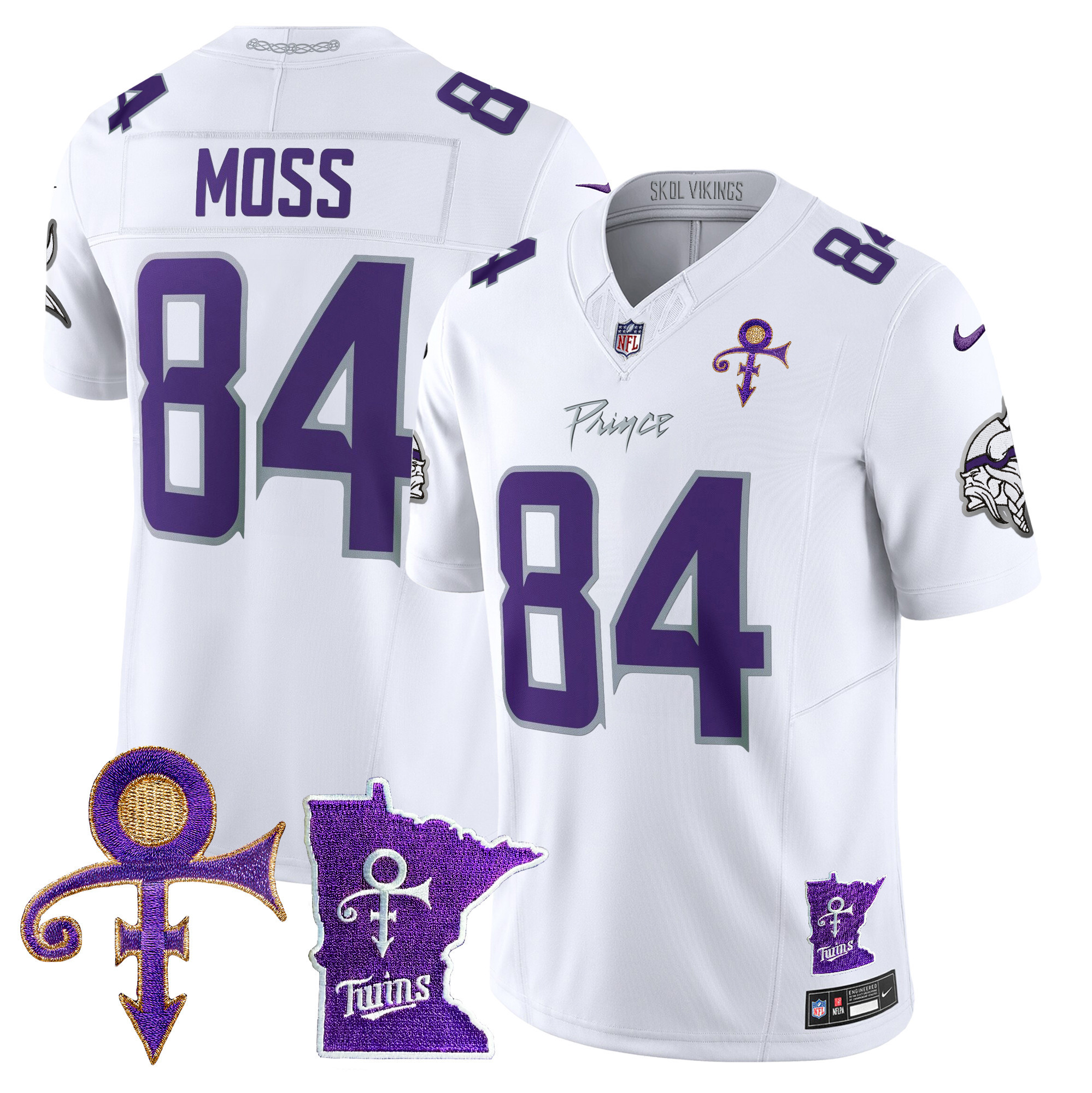 Men's Minnesota Vikings 2024 Prince Vapor Limited Jersey V2 - All Stitched - Image 9
