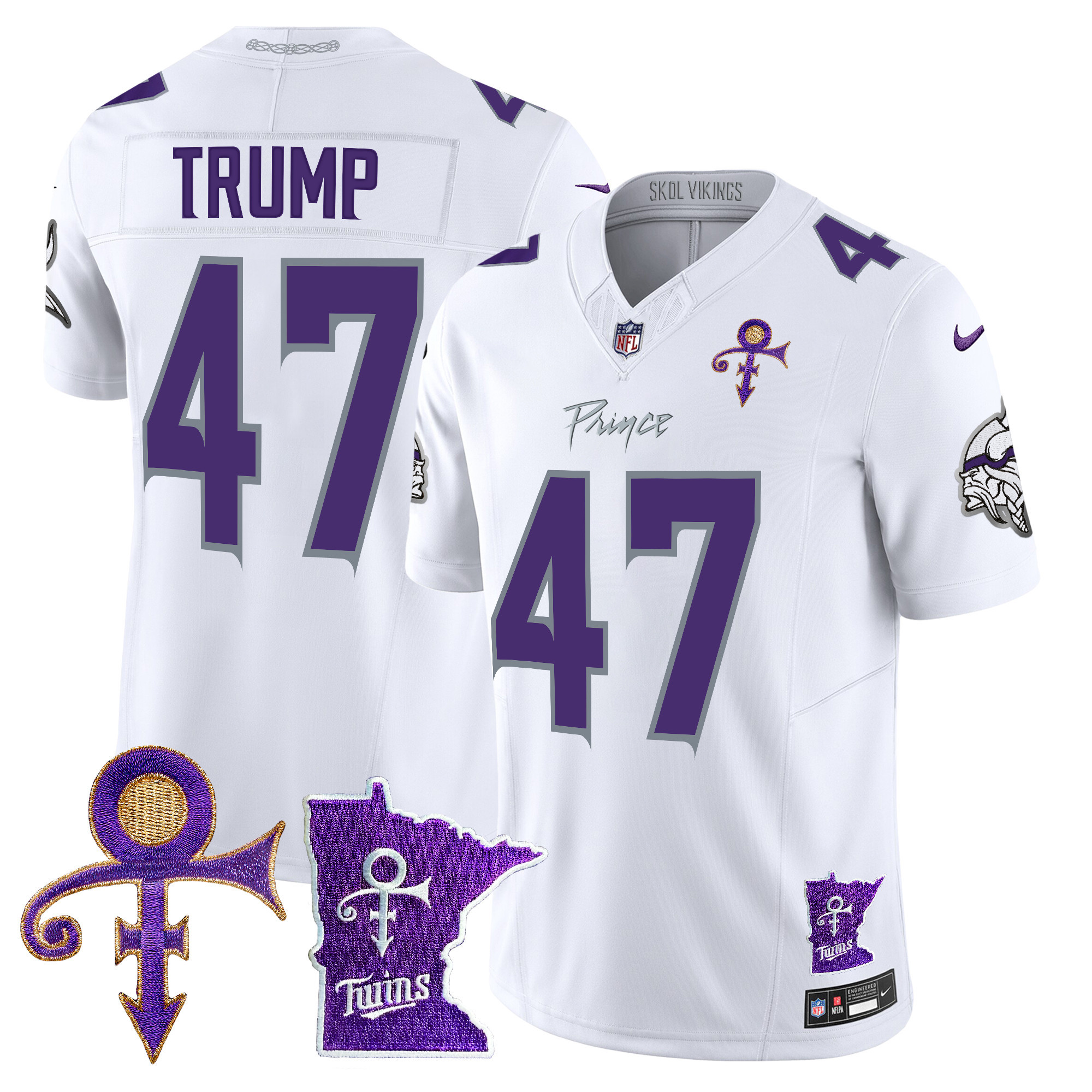 Men's Minnesota Vikings 2024 Prince Vapor Limited Jersey V2 - All Stitched - Image 10