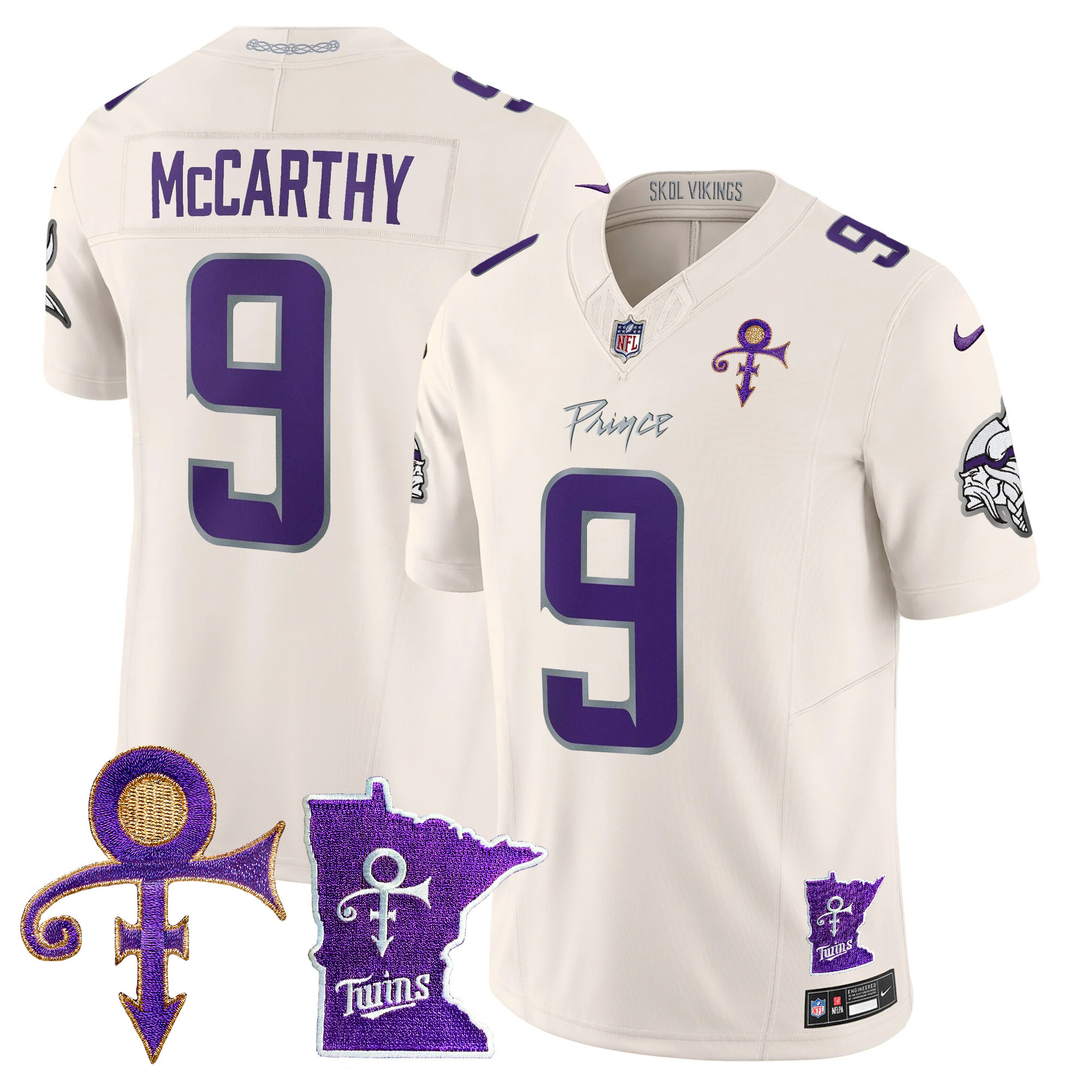 Men's Minnesota Vikings 2024 Prince Vapor Limited Jersey V2 - All Stitched - Image 13