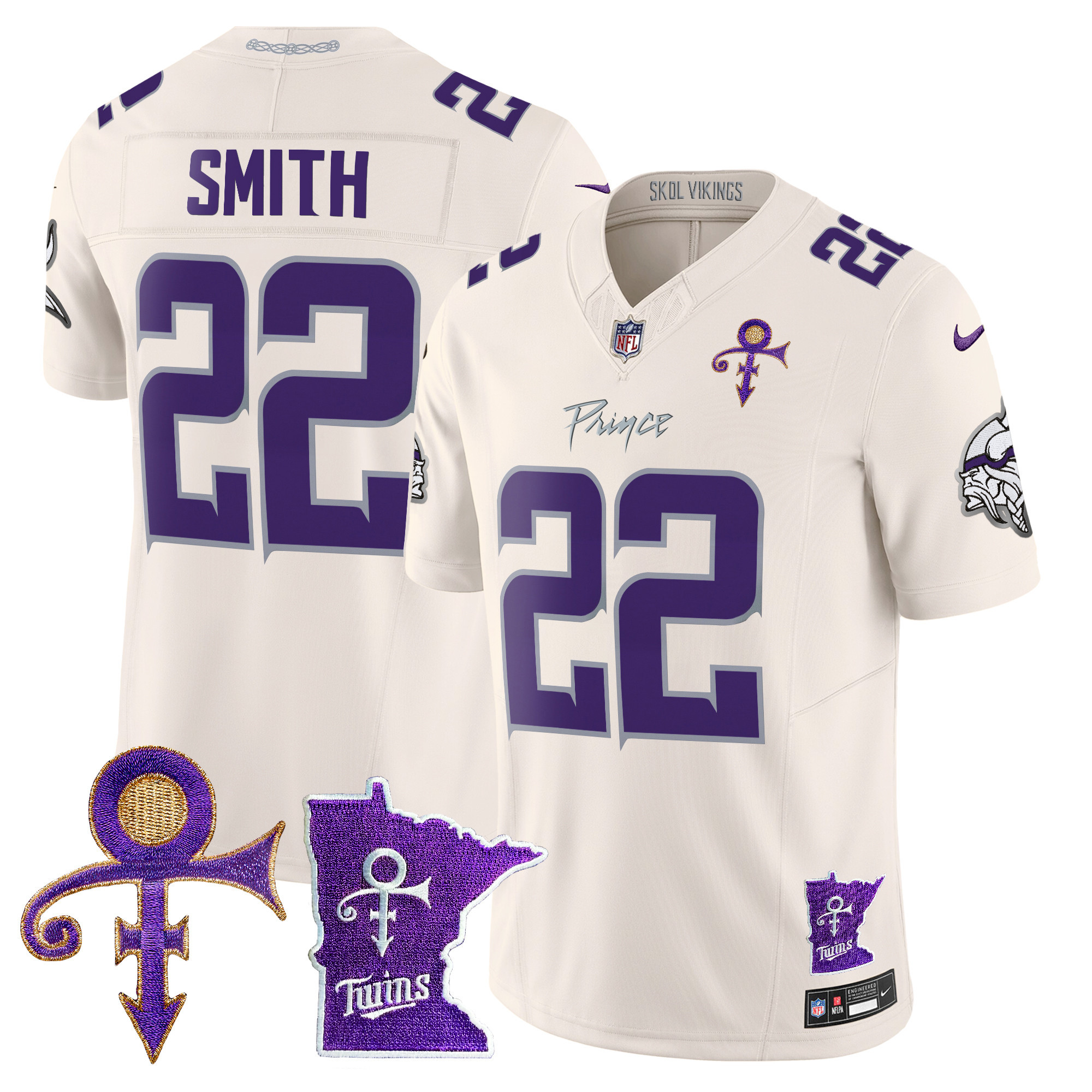 Men's Minnesota Vikings 2024 Prince Vapor Limited Jersey V2 - All Stitched - Image 17
