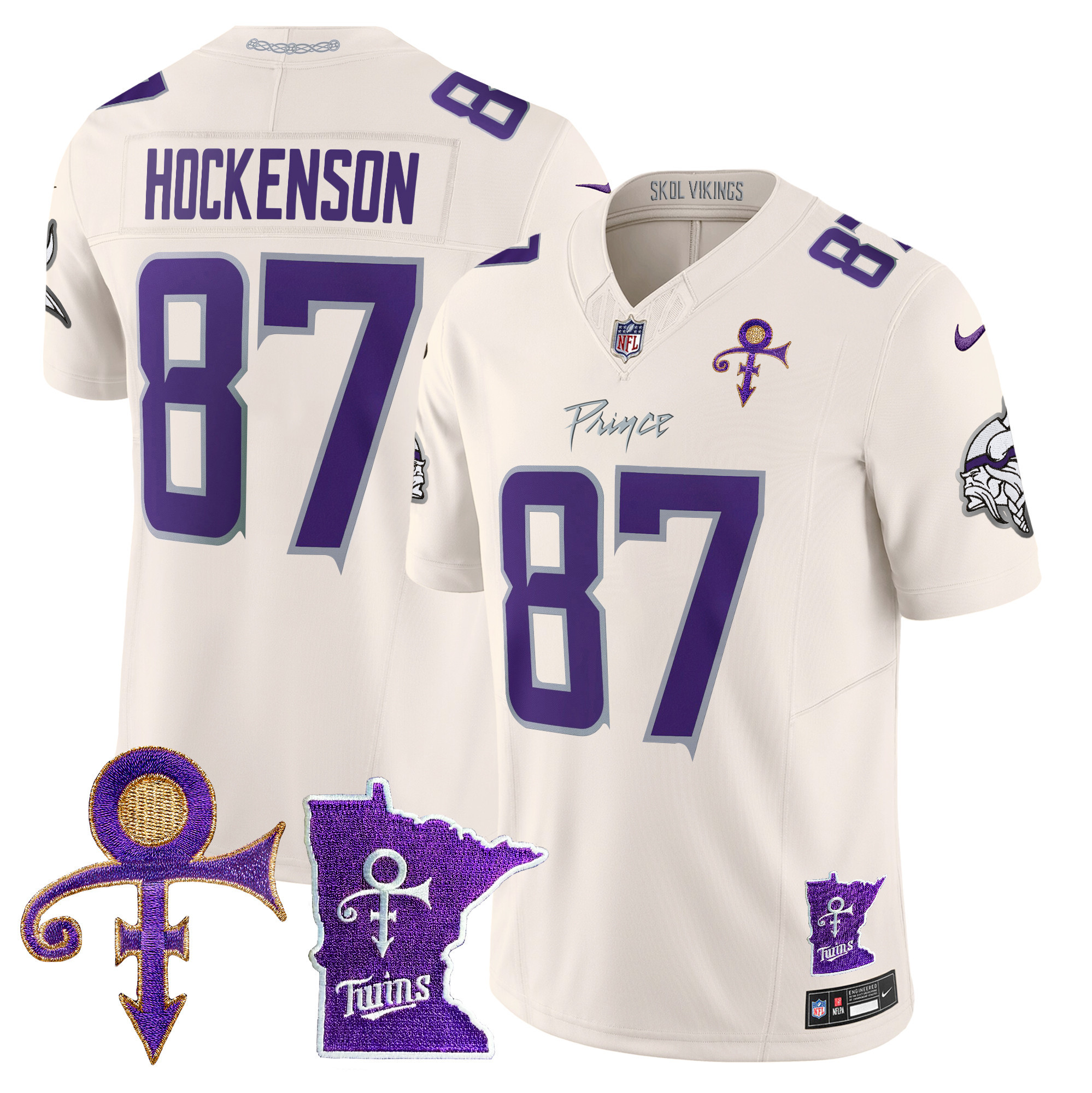 Men's Minnesota Vikings 2024 Prince Vapor Limited Jersey V2 - All Stitched - Image 18