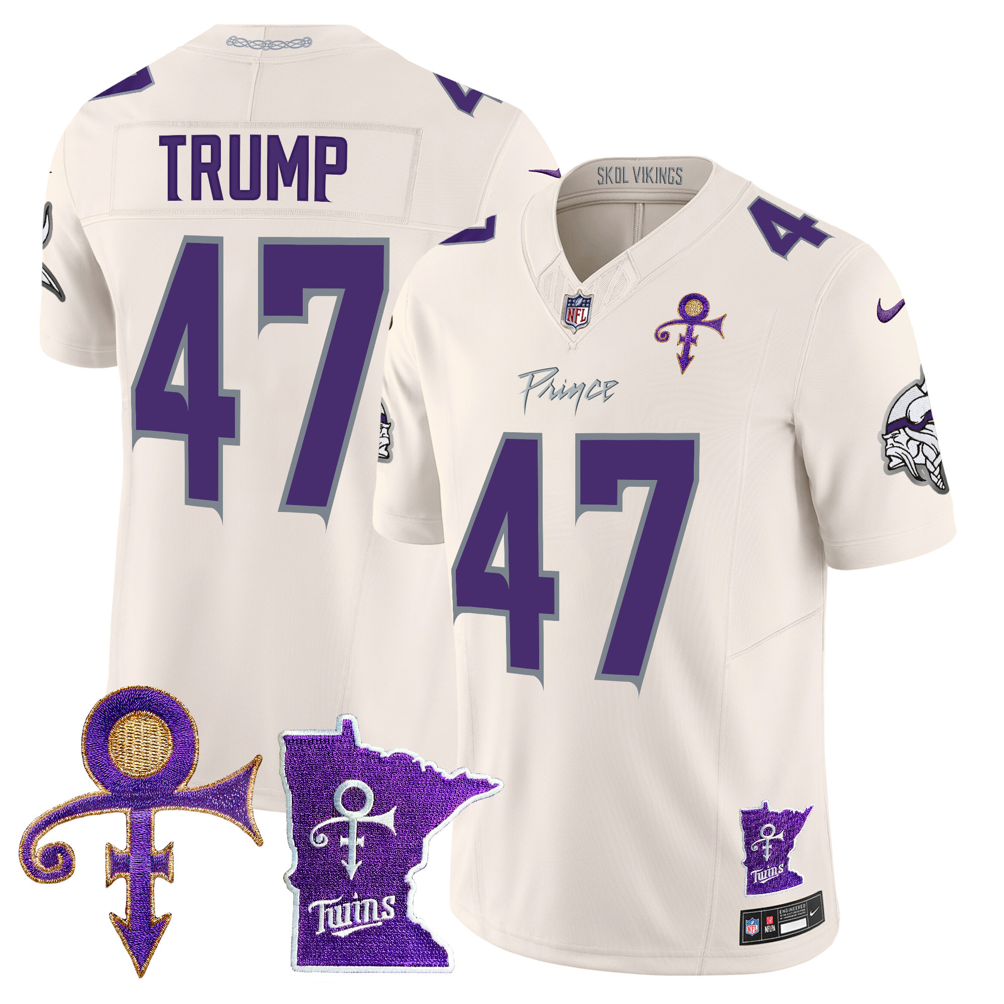 Men's Minnesota Vikings 2024 Prince Vapor Limited Jersey V2 - All Stitched - Image 20