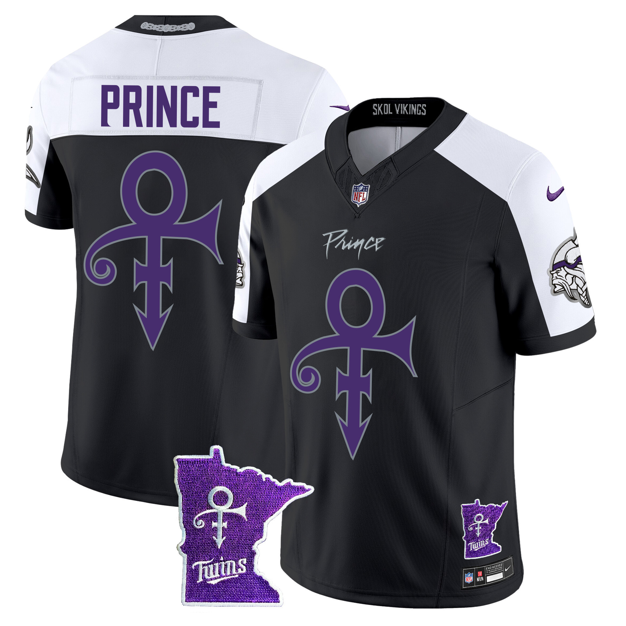 Men's Minnesota Vikings 2024 Prince Vapor Limited Jersey V2 - All Stitched - Image 21