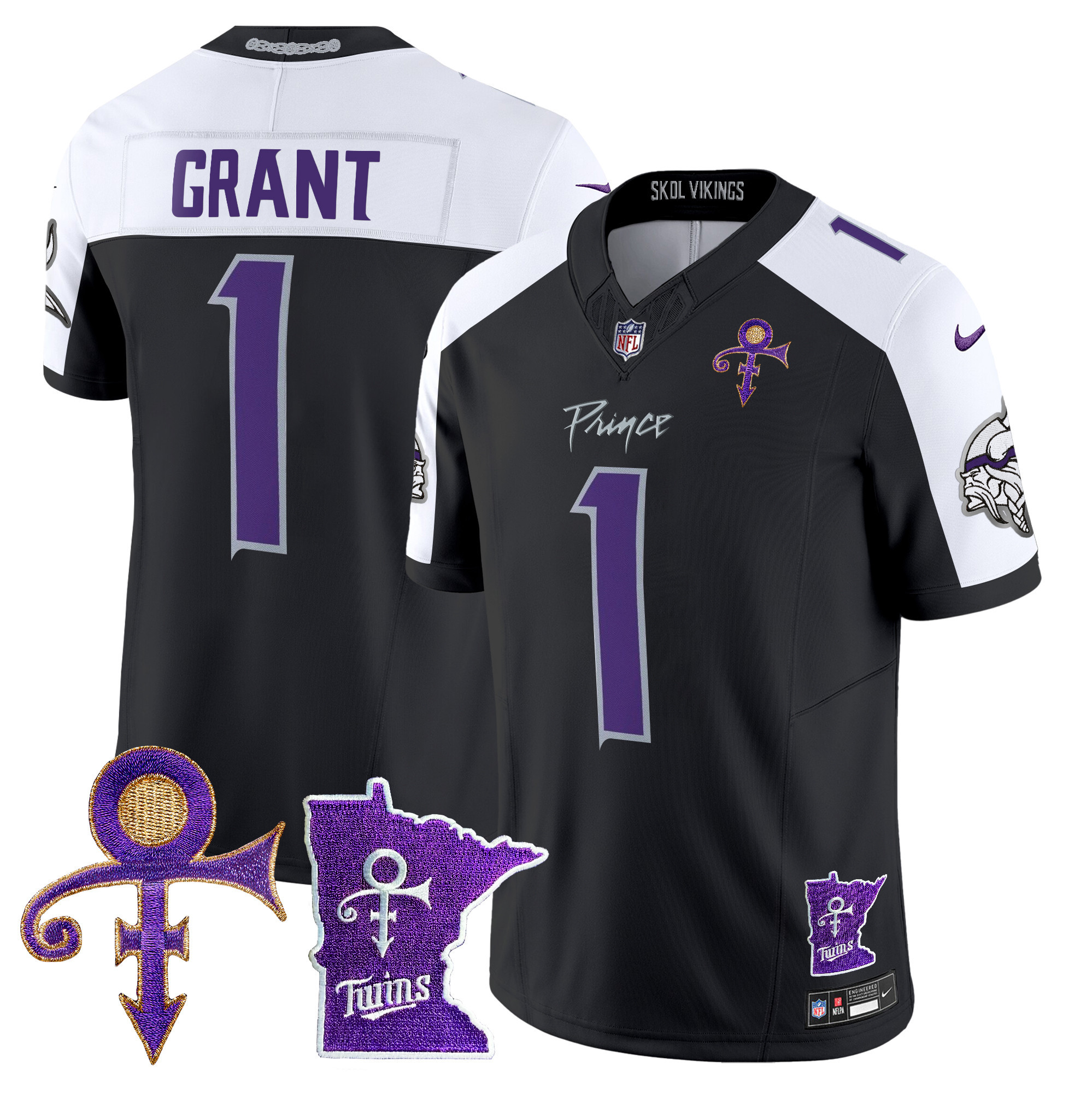 Men's Minnesota Vikings 2024 Prince Vapor Limited Jersey V2 - All Stitched - Image 26