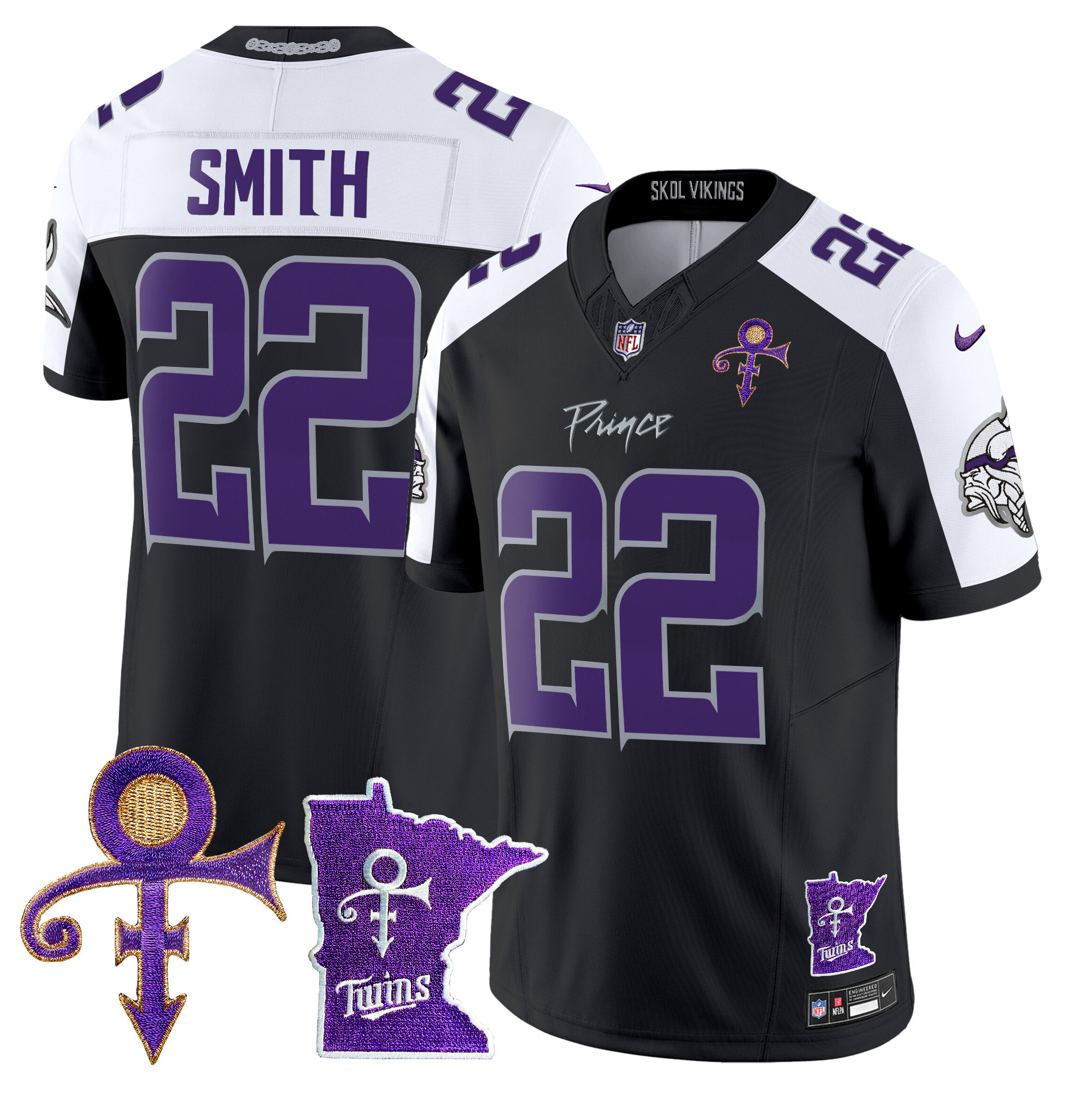 Men's Minnesota Vikings 2024 Prince Vapor Limited Jersey V2 - All Stitched - Image 27