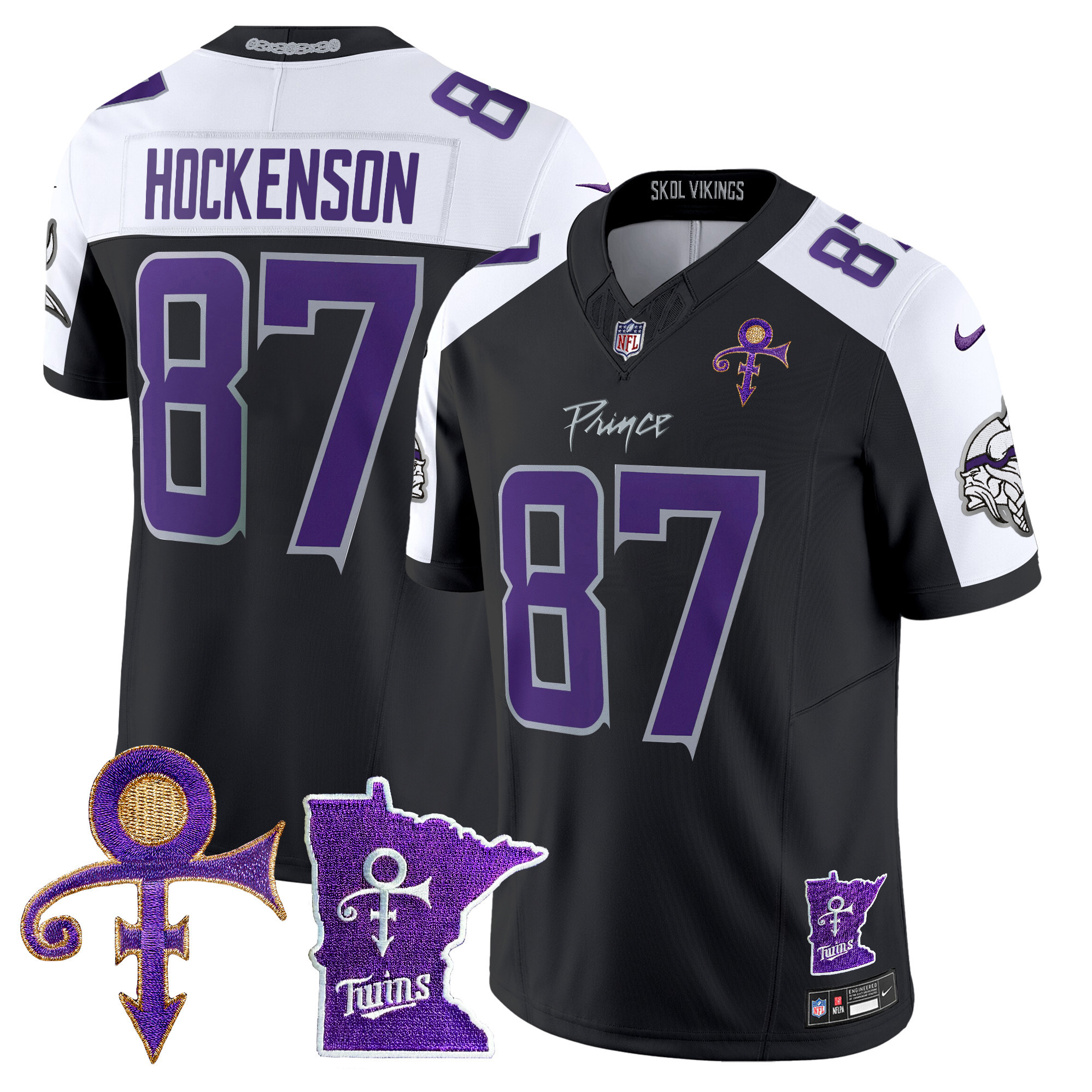 Men's Minnesota Vikings 2024 Prince Vapor Limited Jersey V2 - All Stitched - Image 28