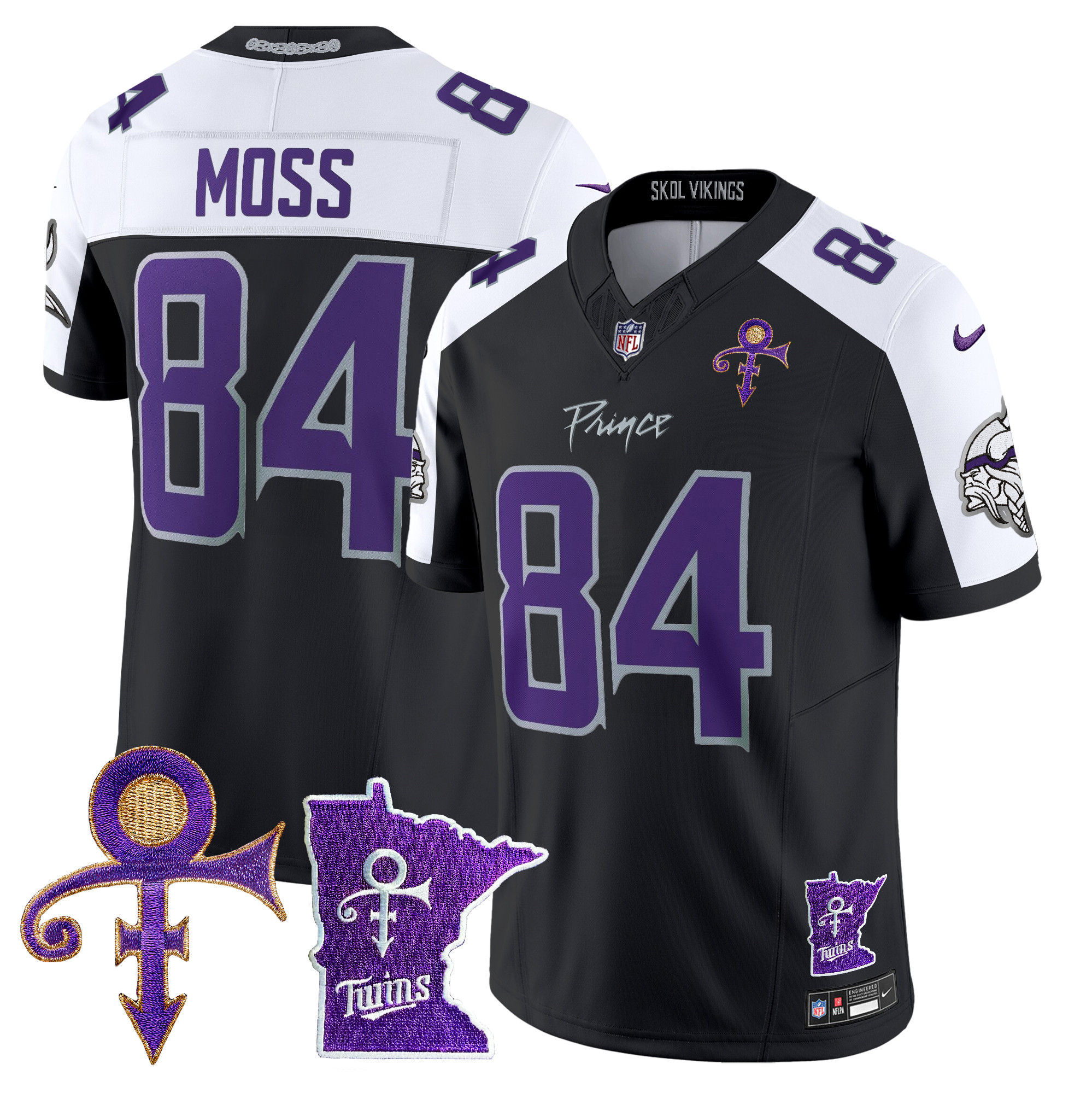 Men's Minnesota Vikings 2024 Prince Vapor Limited Jersey V2 - All Stitched - Image 29