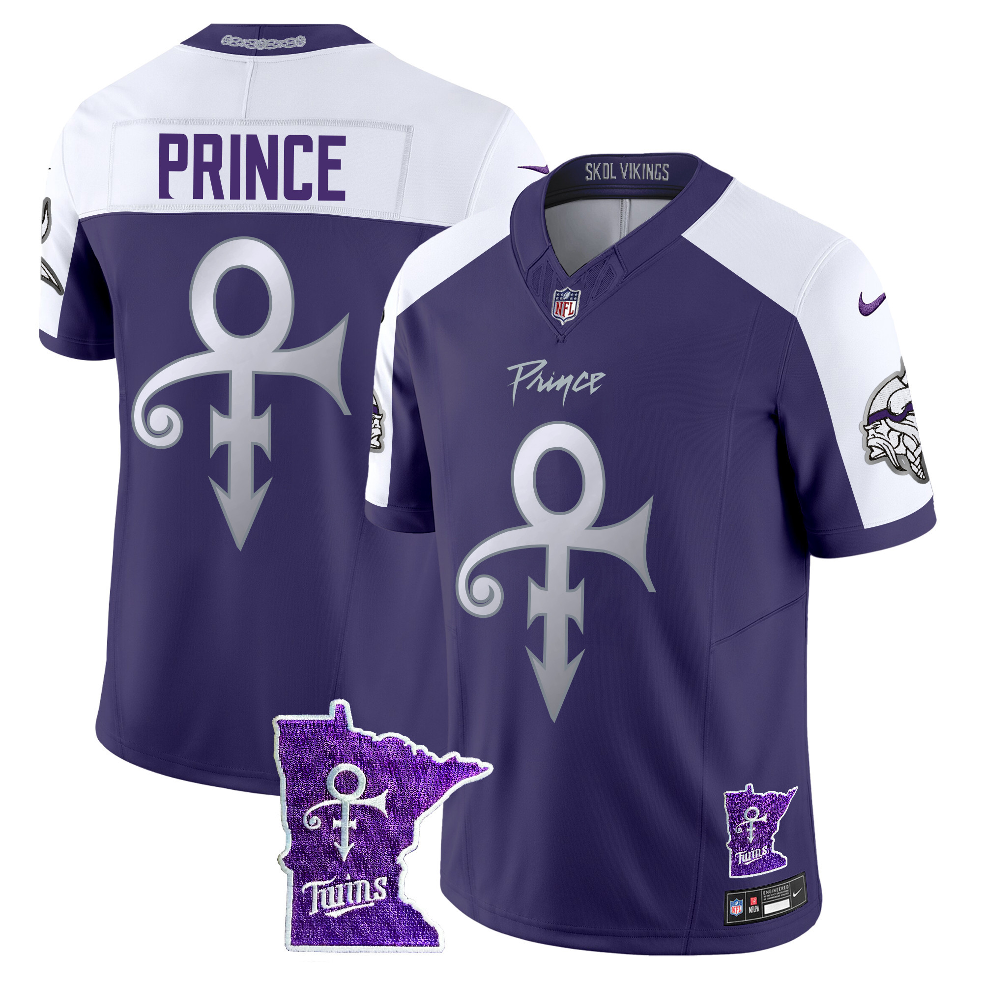 Men's Minnesota Vikings 2024 Prince Vapor Limited Jersey V2 - All Stitched - Image 31