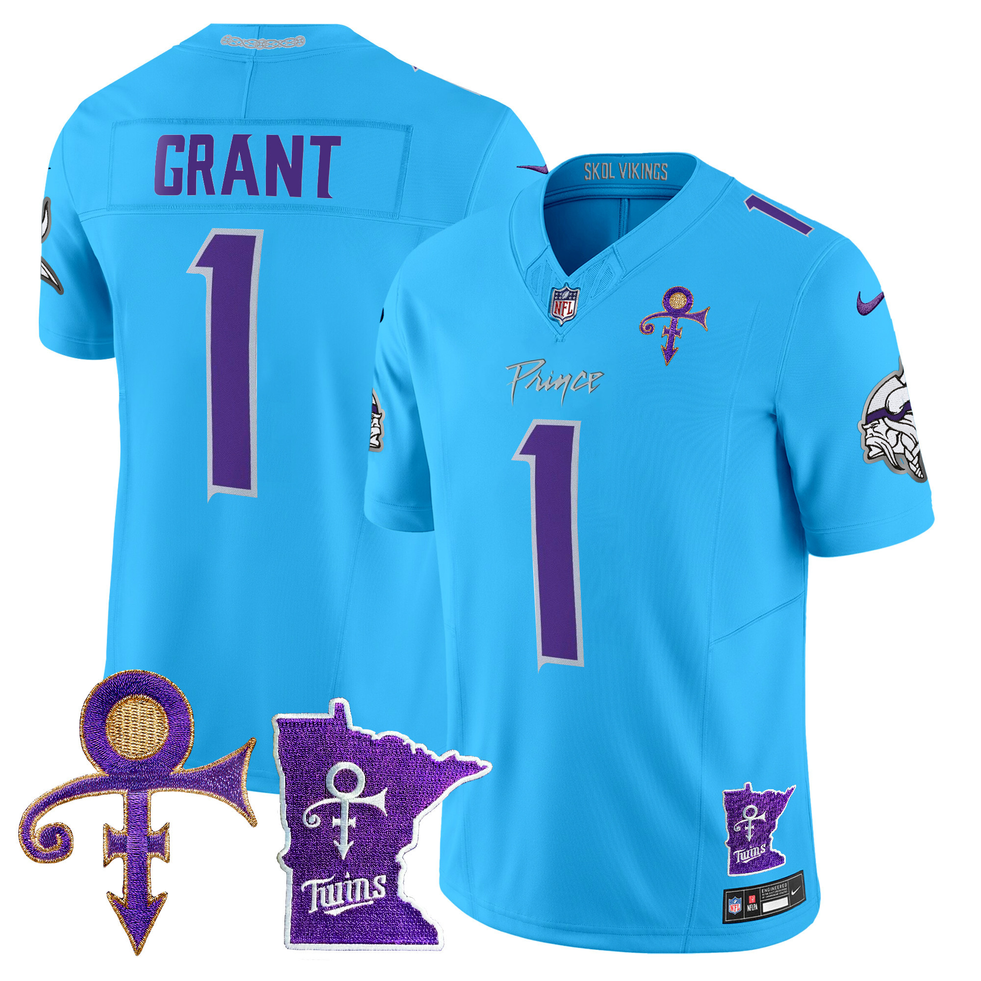 Men's Minnesota Vikings 2024 Prince Vapor Limited Jersey V2 - All Stitched - Image 46