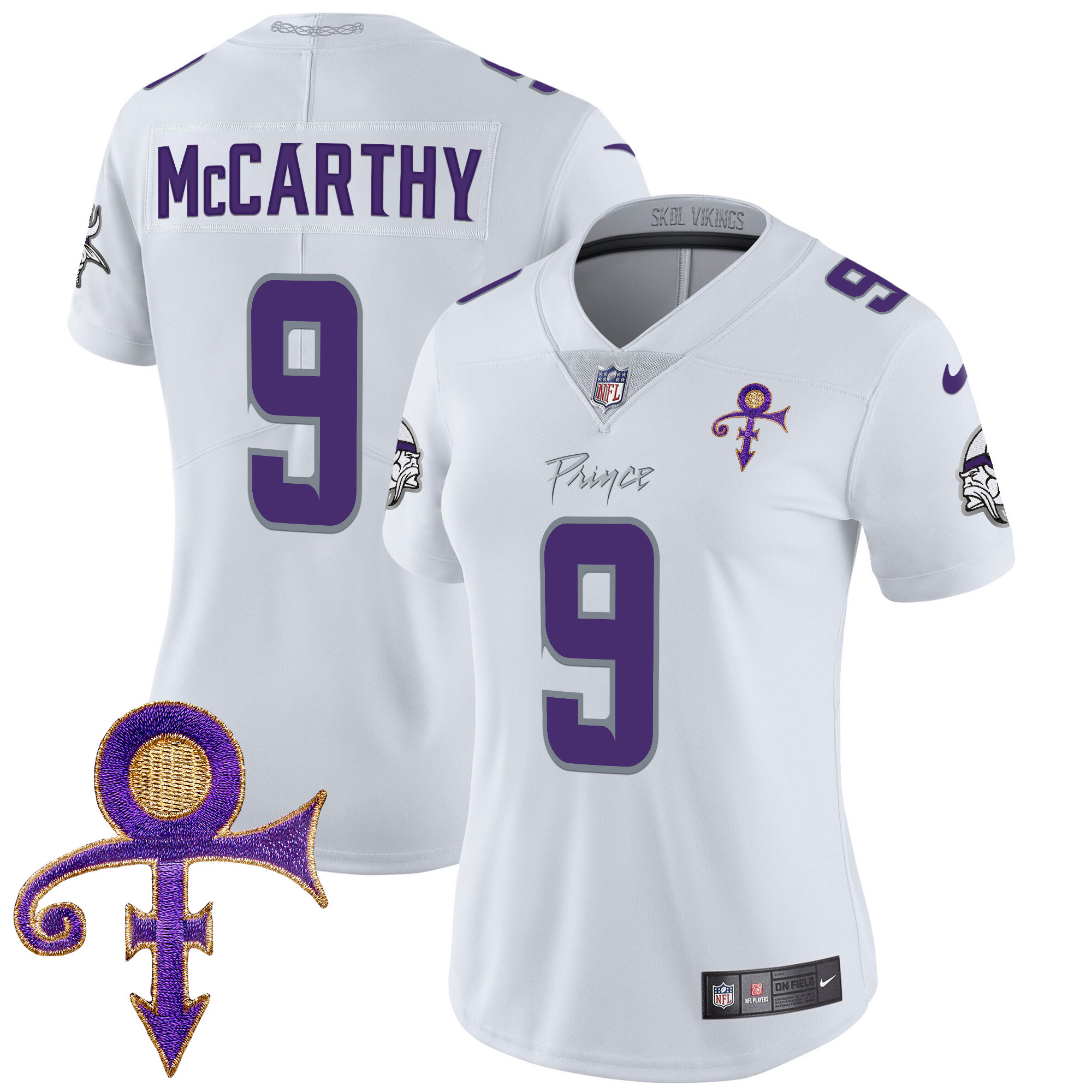 Women's Minnesota Vikings 2024 Prince Vapor Limited Jersey - All Stitched - Image 3