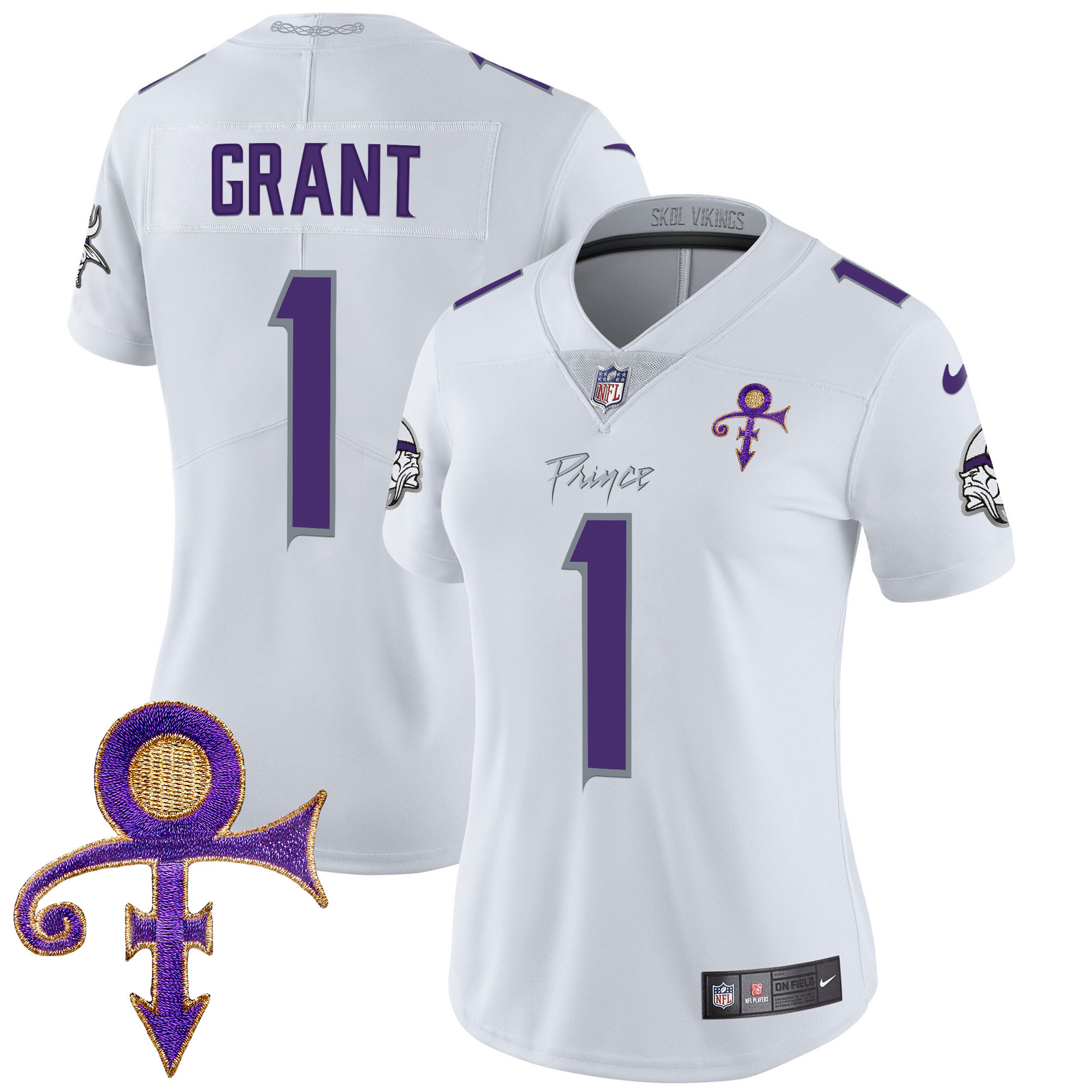 Women's Minnesota Vikings 2024 Prince Vapor Limited Jersey - All Stitched - Image 6