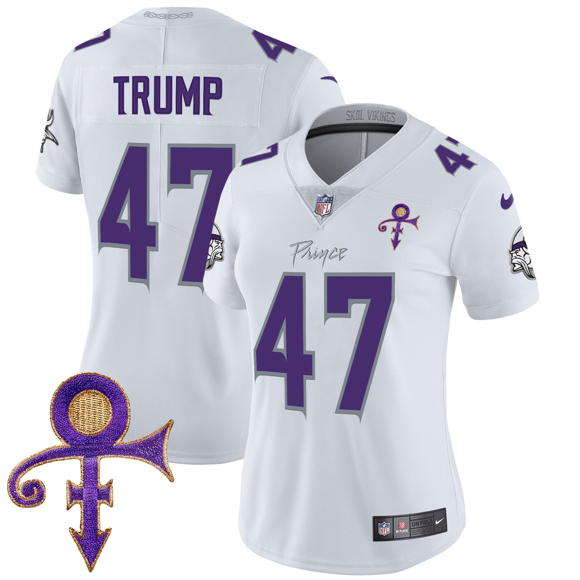 Women's Minnesota Vikings 2024 Prince Vapor Limited Jersey - All Stitched - Image 10