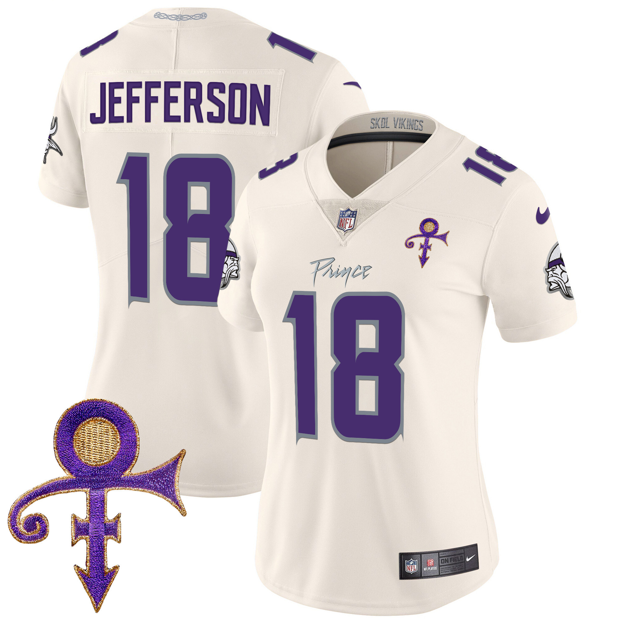Women's Minnesota Vikings 2024 Prince Vapor Limited Jersey - All Stitched - Image 14