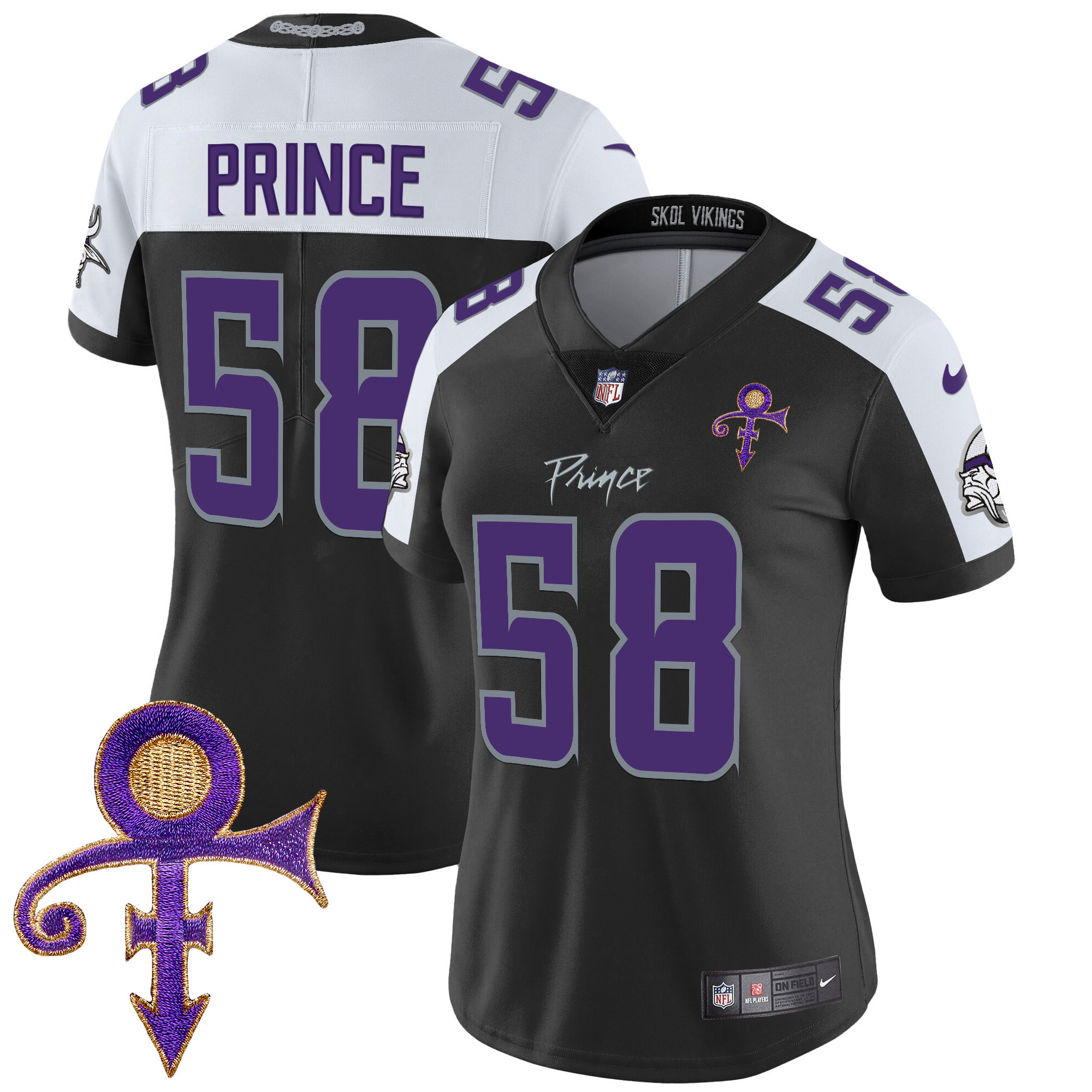 Women's Minnesota Vikings 2024 Prince Vapor Limited Jersey - All Stitched - Image 22