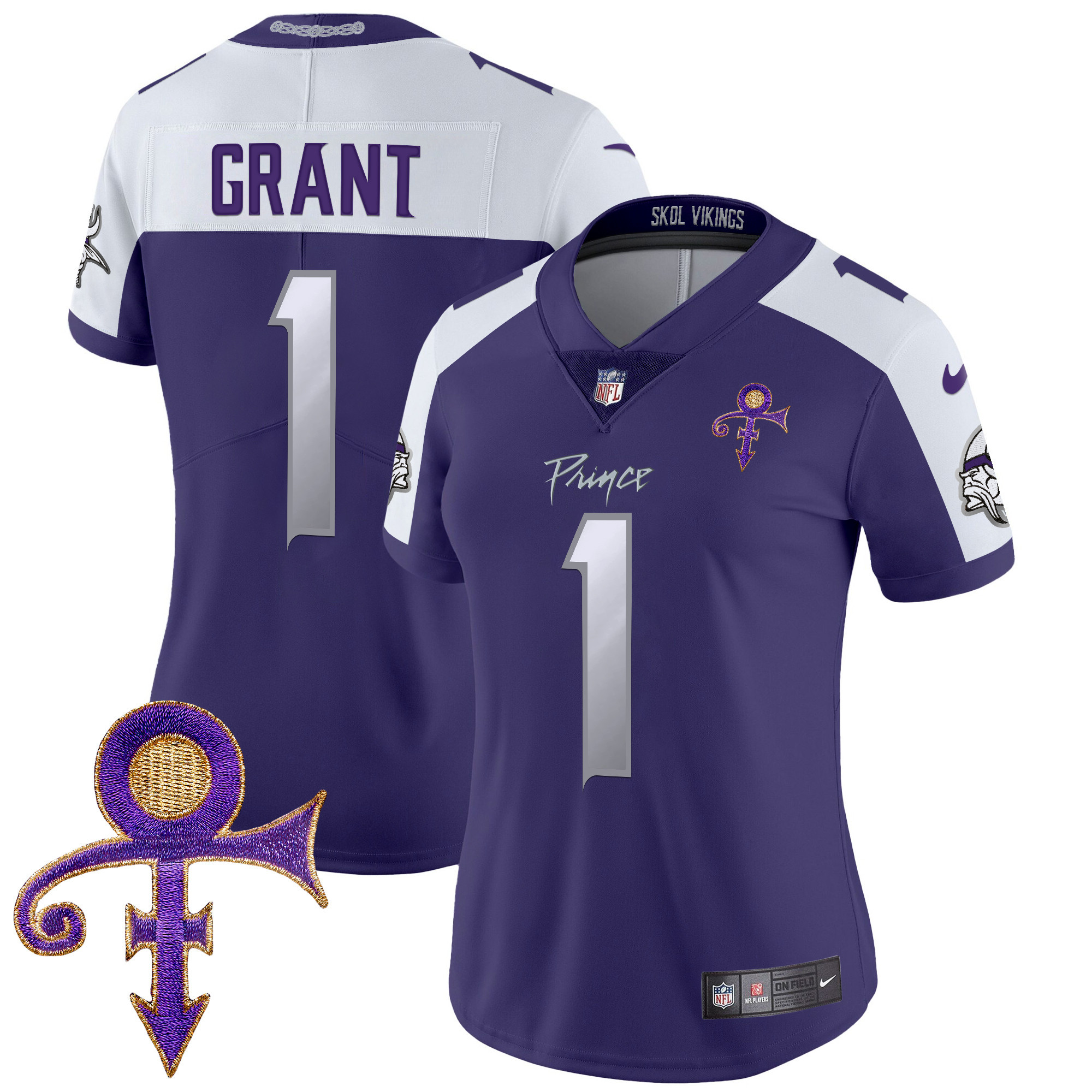 Women's Minnesota Vikings 2024 Prince Vapor Limited Jersey - All Stitched - Image 36