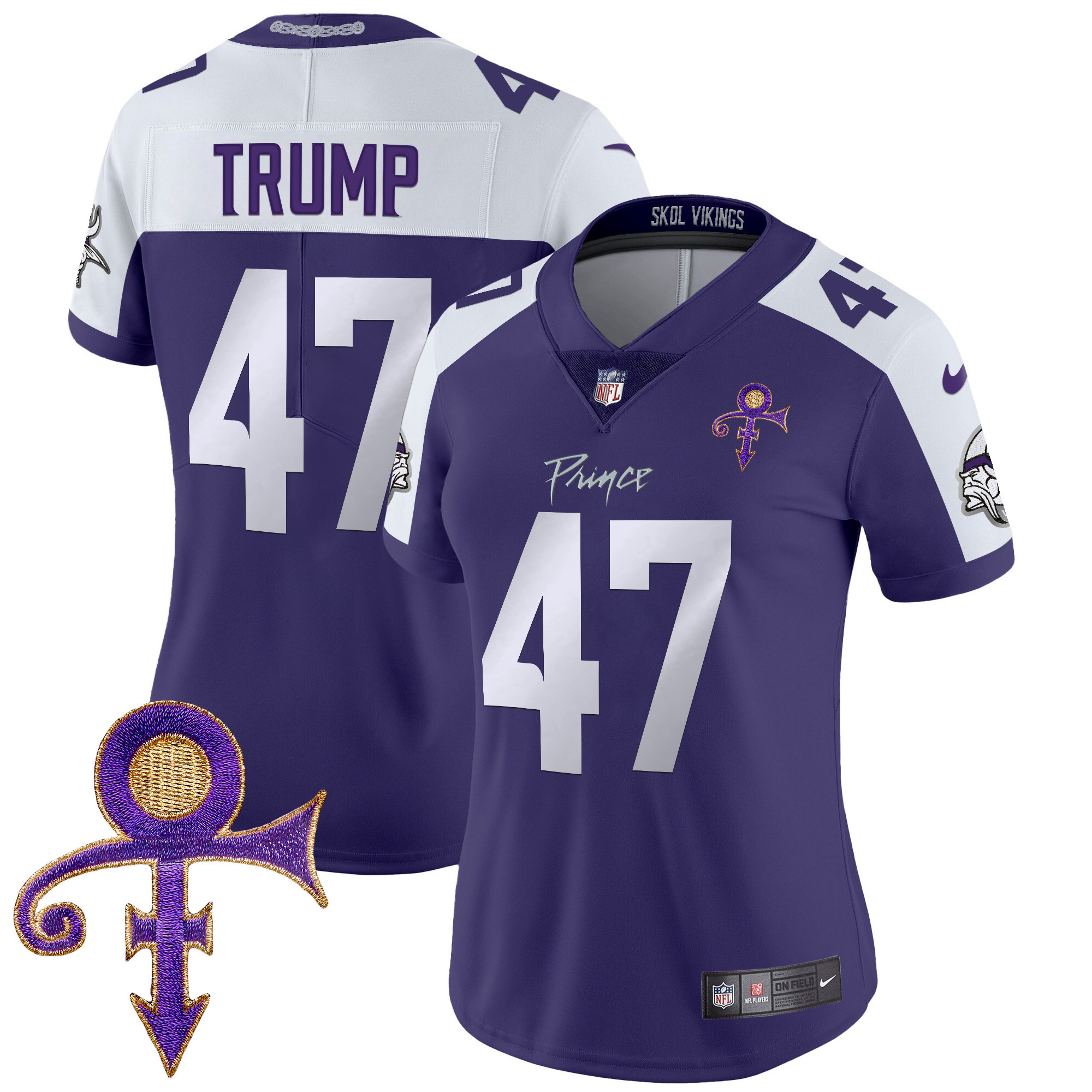 Women's Minnesota Vikings 2024 Prince Vapor Limited Jersey - All Stitched - Image 40