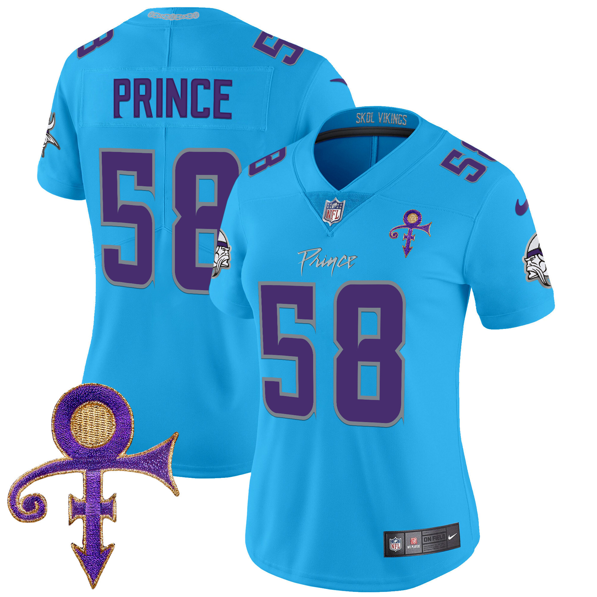 Women's Minnesota Vikings 2024 Prince Vapor Limited Jersey - All Stitched - Image 42