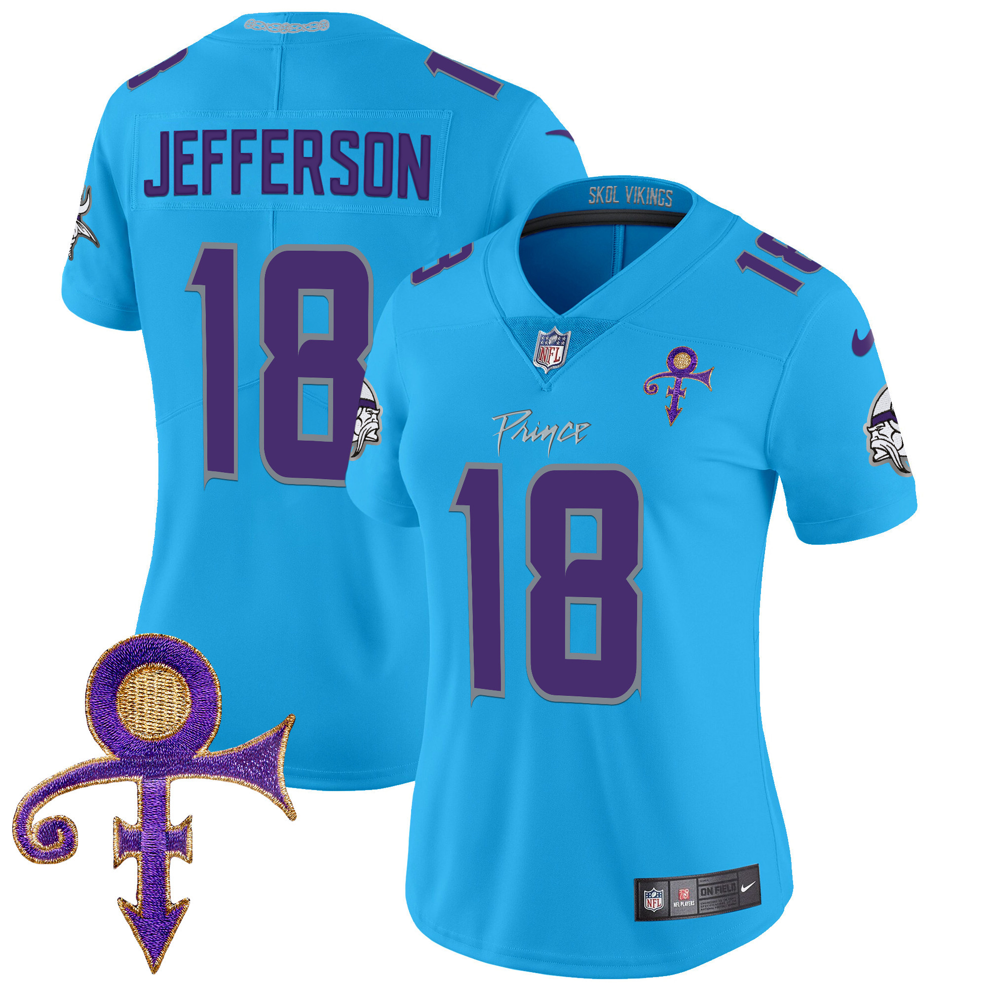 Women's Minnesota Vikings 2024 Prince Vapor Limited Jersey - All Stitched - Image 44