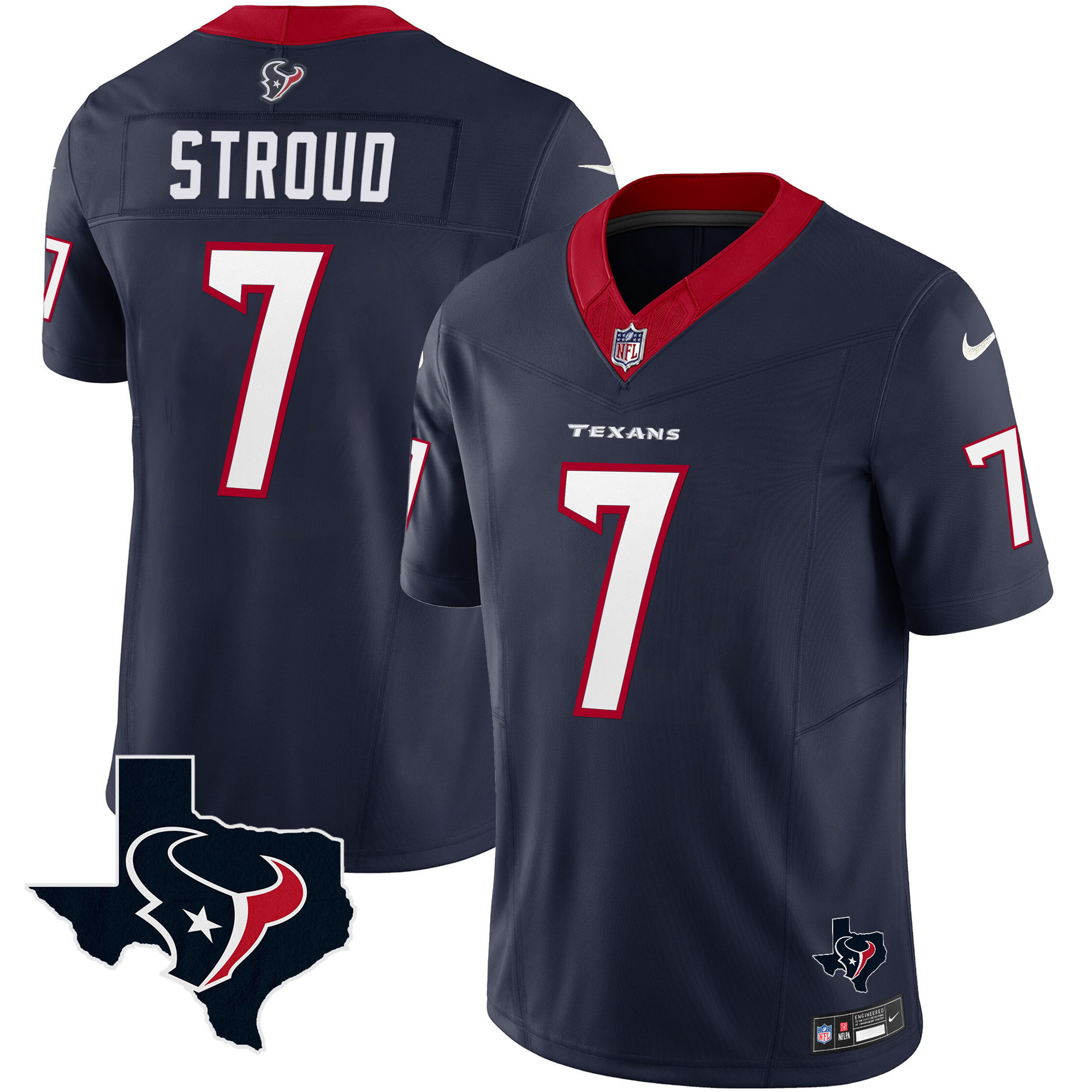 C.J. Stroud Houston Texans Vapor Limited Jersey - All Stitched - Image 4