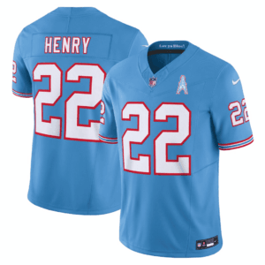 Men's Tennessee Titans Throwback Jersey - All Stitched