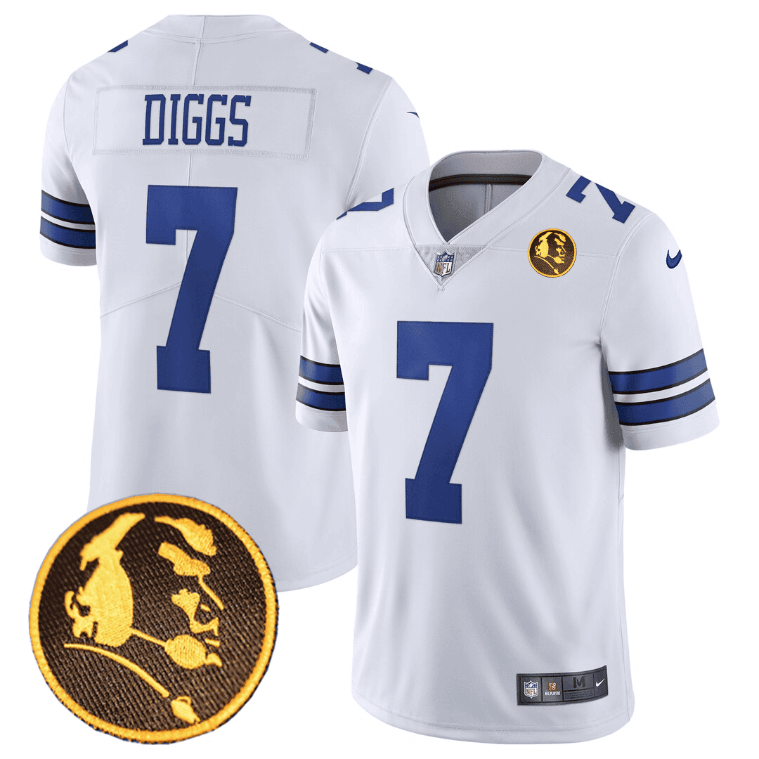 Men's Dallas Cowboys John Madden Honoring Patch Jersey - All Stitched - Image 6