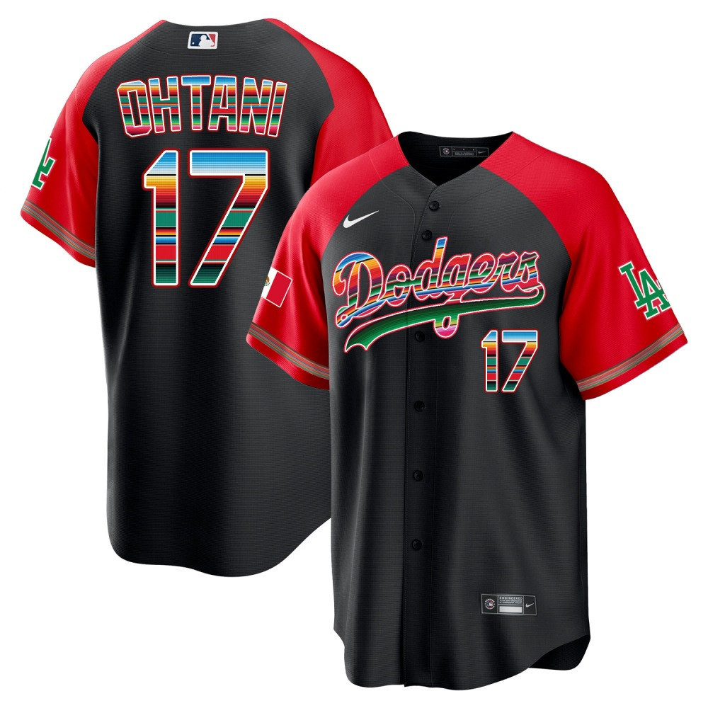 Shohei Ohtani Los Angeles Dodgers Mexico Alternate Cool Base Jersey - All Stitched - Image 2