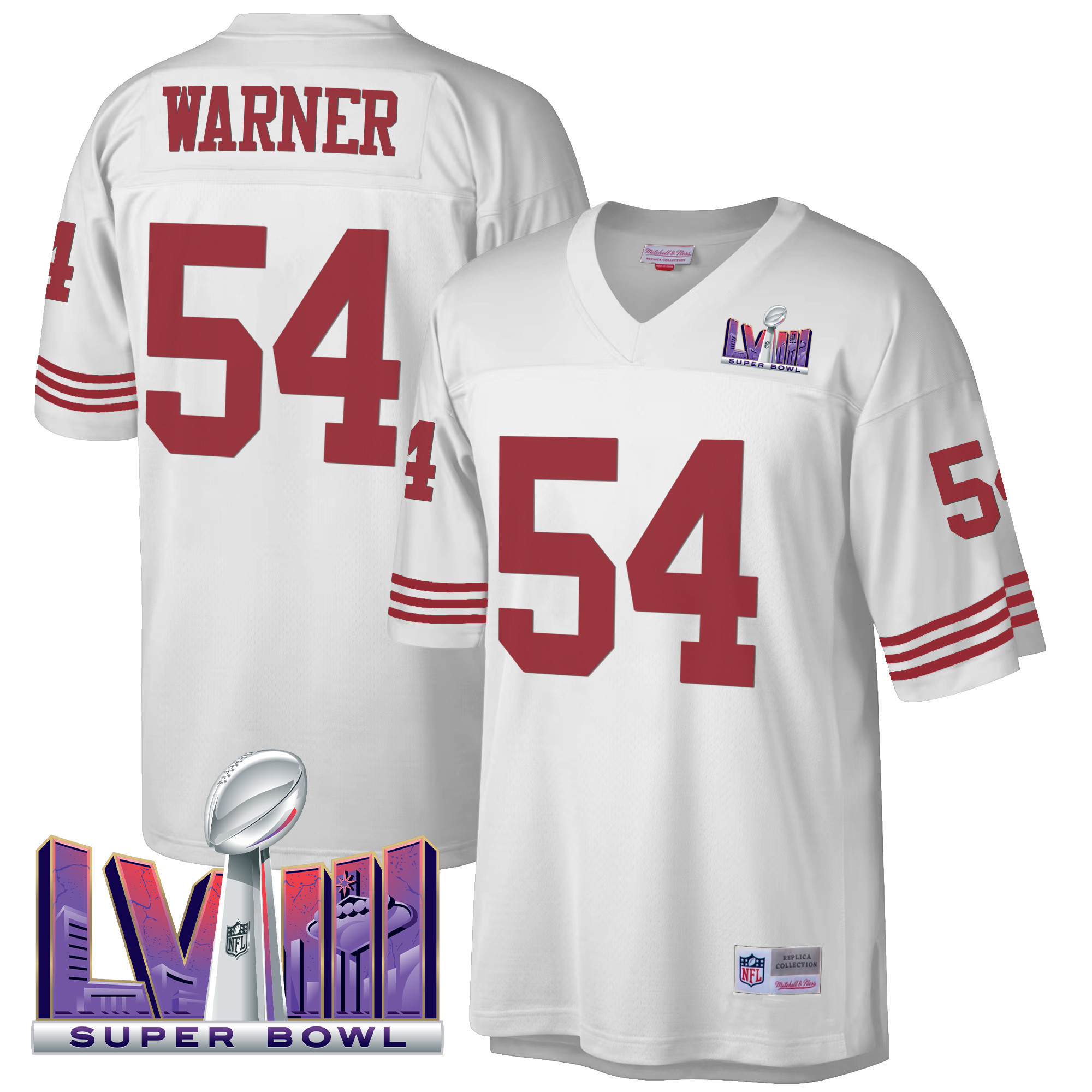 Men's 49ers Super Bowl LVIII 1990 Big & Tall Jersey - All Stitched - Image 15