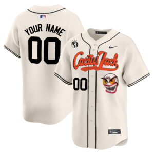 Houston Astros Cactus Jack Vapor Premier Limited Custom Jersey - Stitched