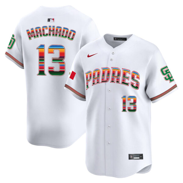 Men's San Diego Padres Mexico Premier Limited Jersey - All Stitched - Image 2