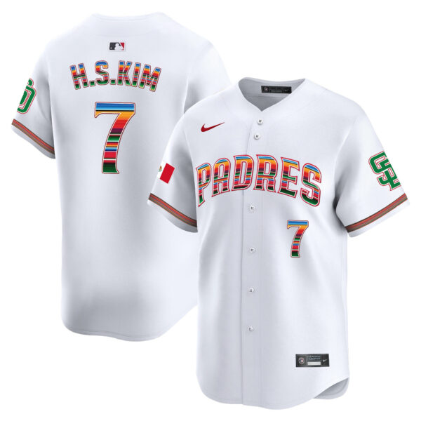 Men's San Diego Padres Mexico Premier Limited Jersey - All Stitched - Image 5