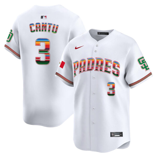 Men's San Diego Padres Mexico Premier Limited Jersey - All Stitched - Image 7