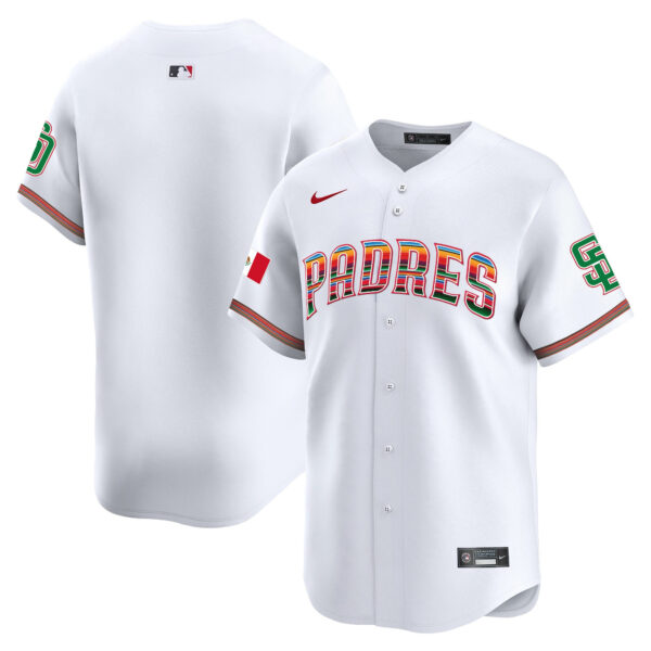 Men's San Diego Padres Mexico Premier Limited Jersey - All Stitched - Image 8