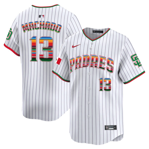 Men's San Diego Padres Mexico Premier Limited Jersey - All Stitched - Image 18