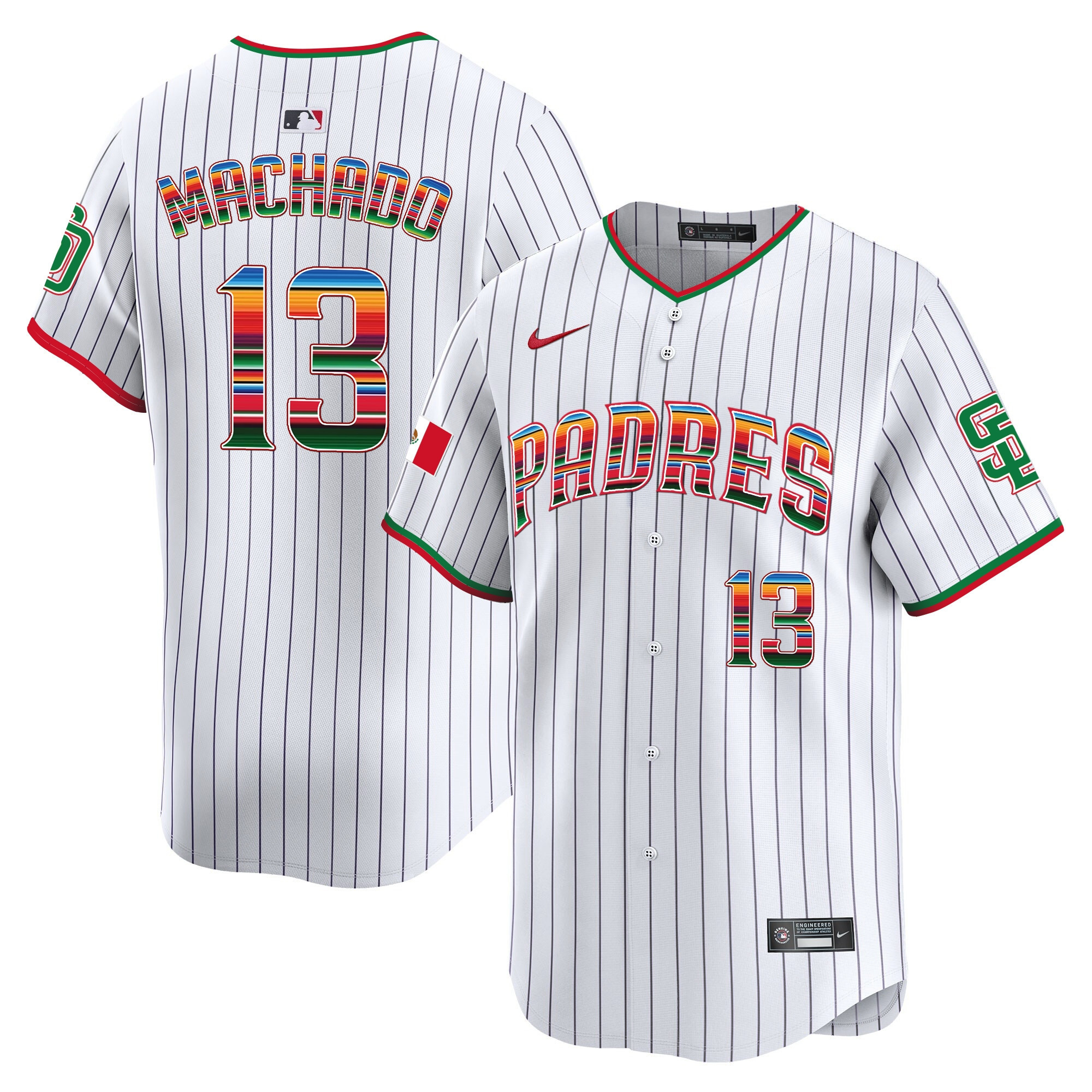 Men's San Diego Padres Mexico Premier Limited Jersey - All Stitched - Image 18