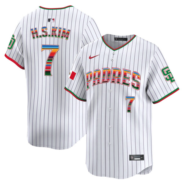 Men's San Diego Padres Mexico Premier Limited Jersey - All Stitched - Image 21