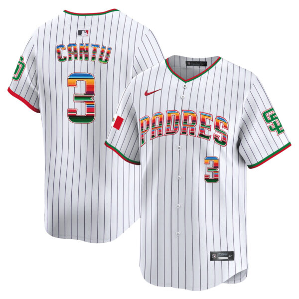 Men's San Diego Padres Mexico Premier Limited Jersey - All Stitched - Image 23