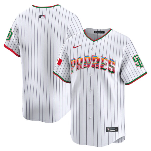 Men's San Diego Padres Mexico Premier Limited Jersey - All Stitched - Image 24