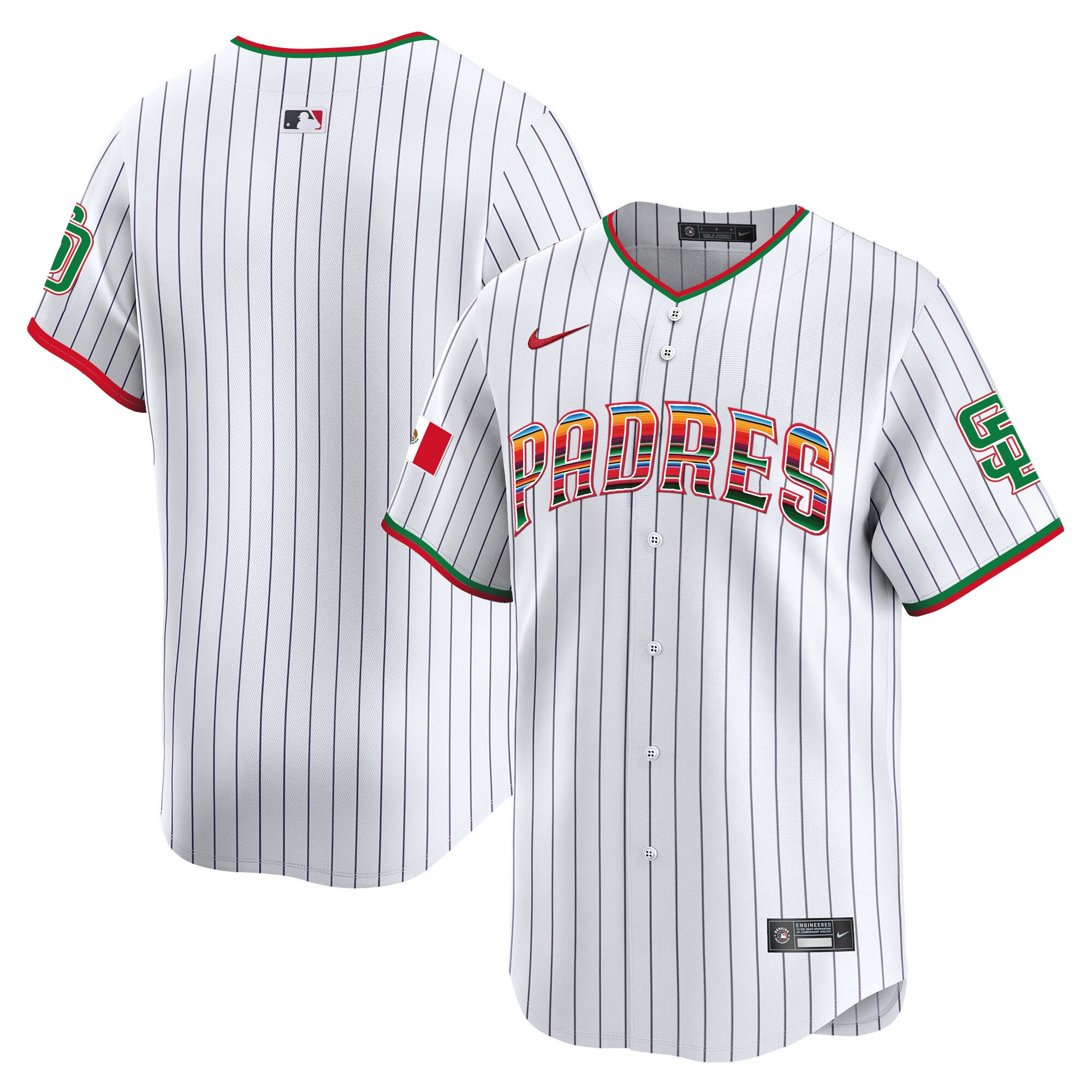 Men's San Diego Padres Mexico Premier Limited Jersey - All Stitched - Image 24