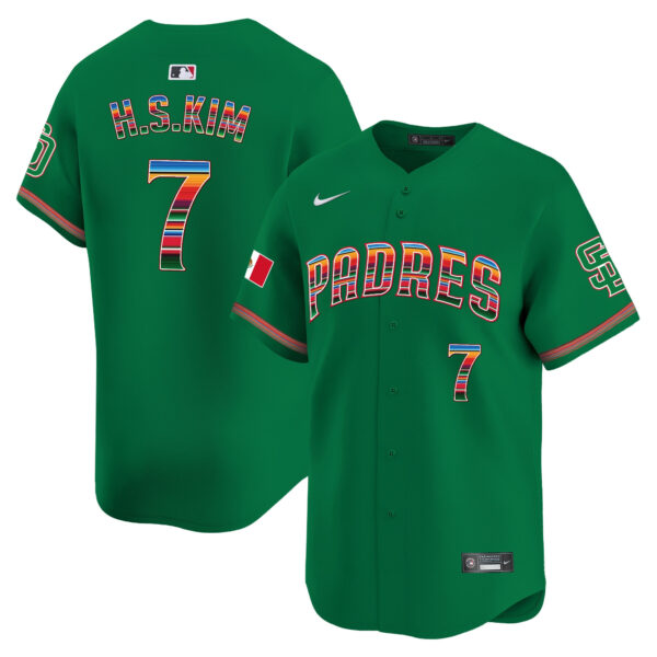 Men's San Diego Padres Mexico Premier Limited Jersey - All Stitched - Image 29
