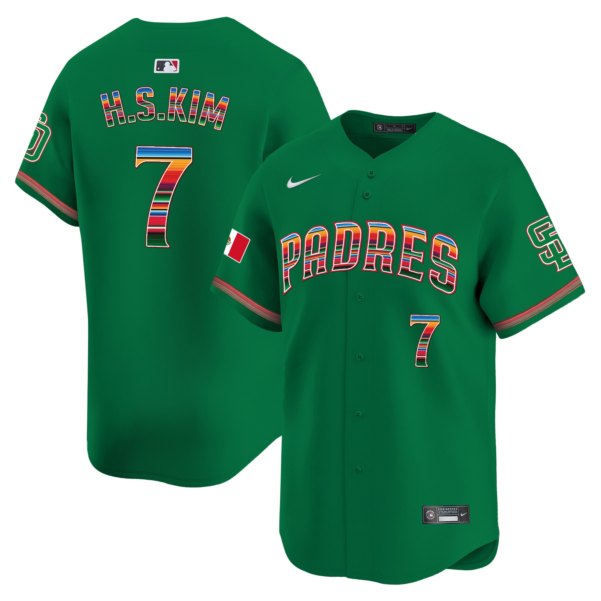 Men's San Diego Padres Mexico Premier Limited Jersey - All Stitched - Image 29
