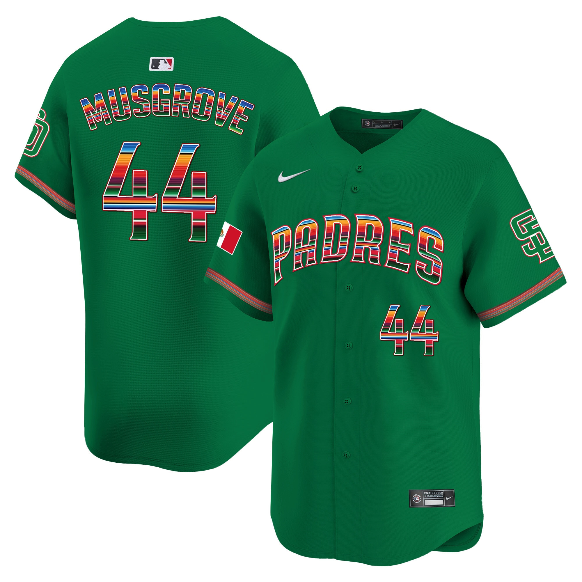 Men's San Diego Padres Mexico Premier Limited Jersey - All Stitched - Image 30