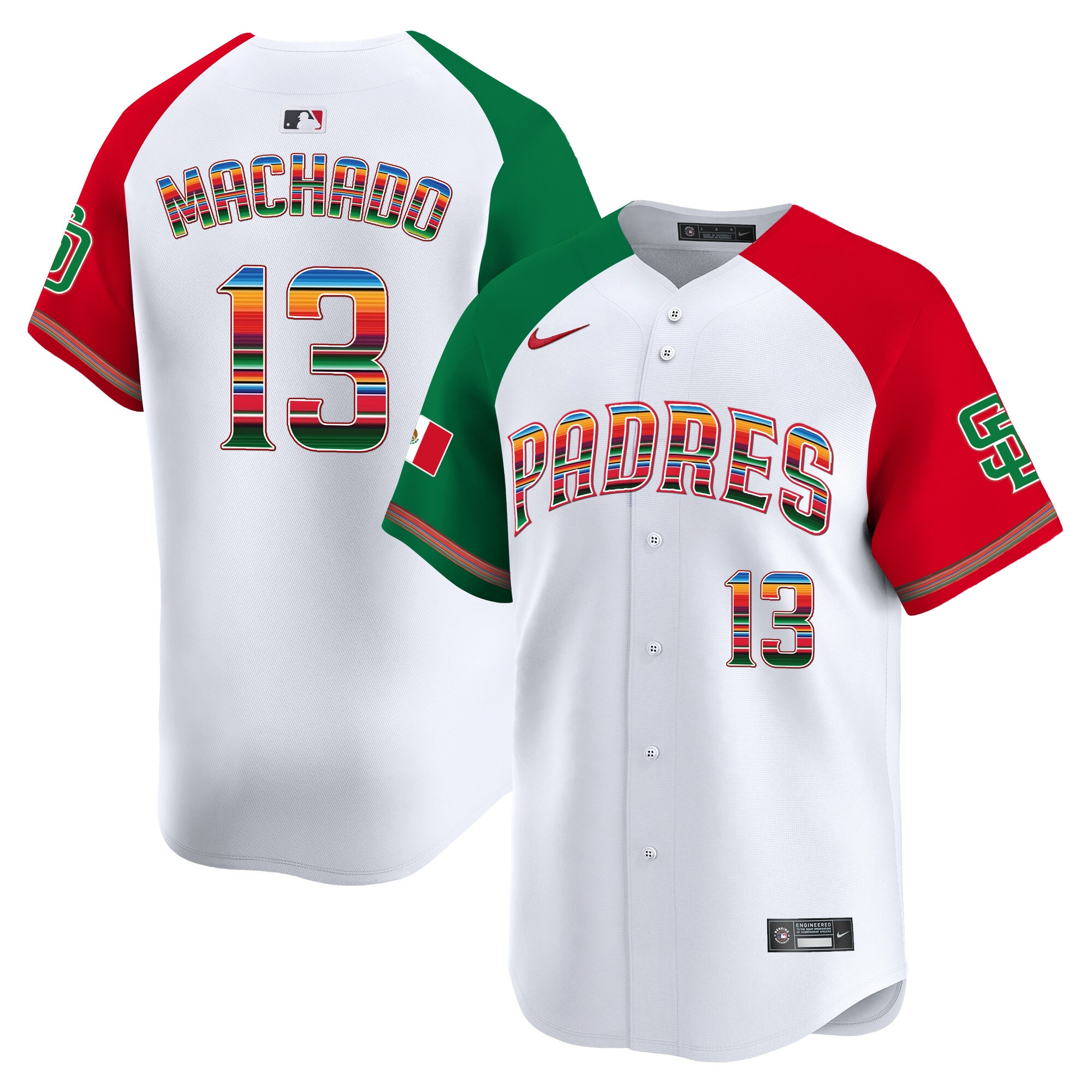 Men's San Diego Padres Mexico Premier Limited Jersey - All Stitched - Image 34
