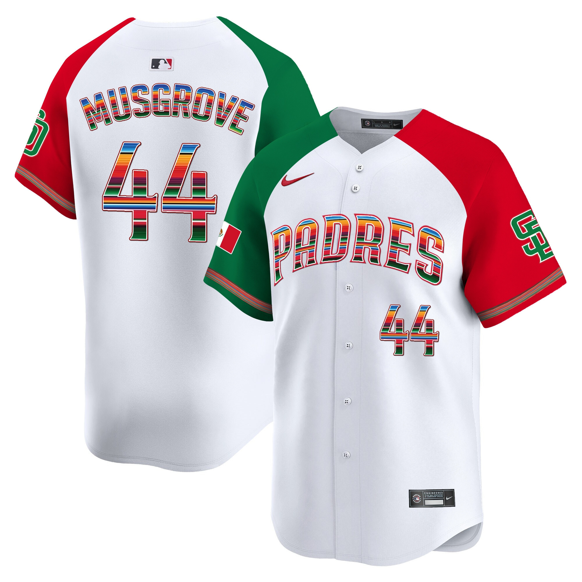 Men's San Diego Padres Mexico Premier Limited Jersey - All Stitched - Image 38