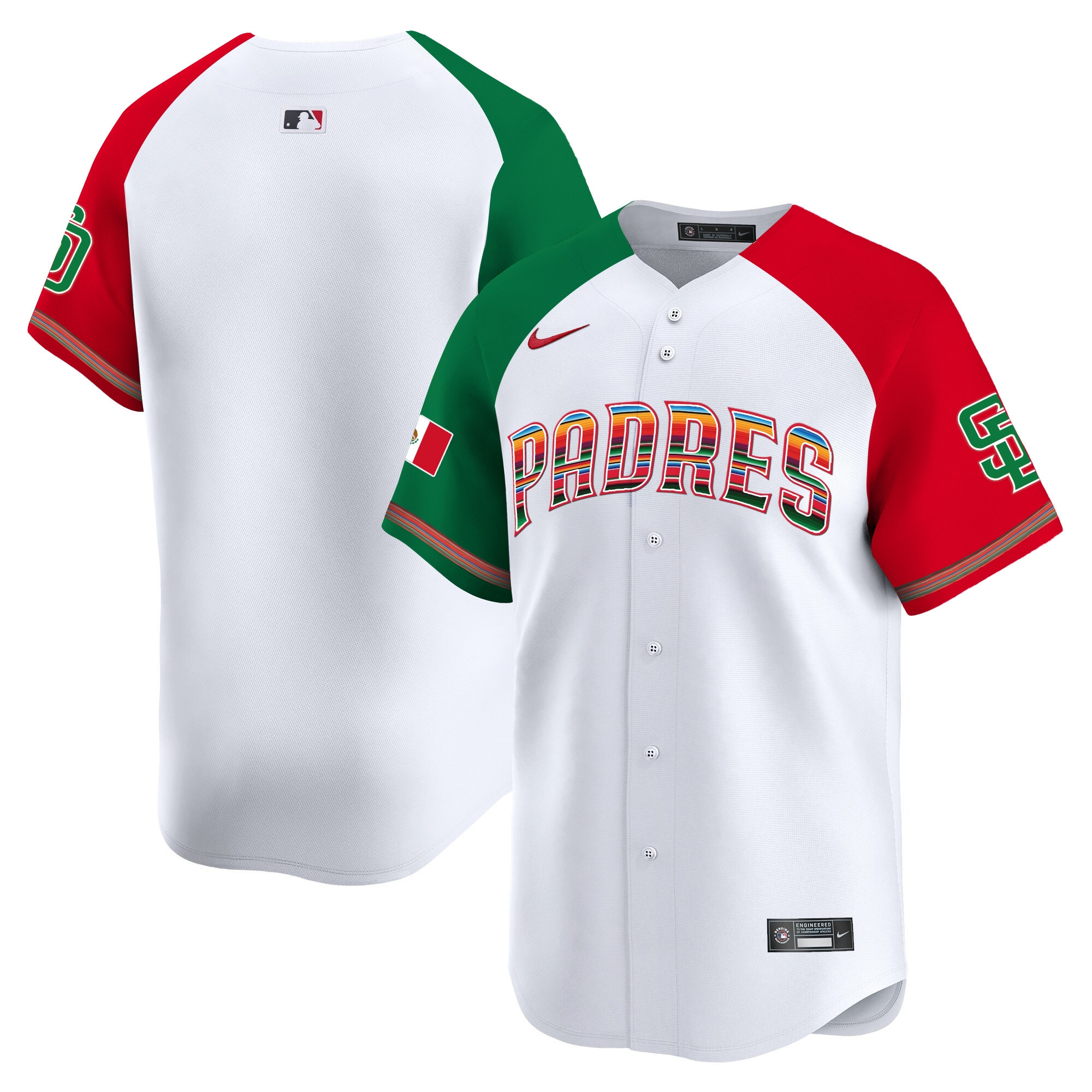 Men's San Diego Padres Mexico Premier Limited Jersey - All Stitched - Image 40