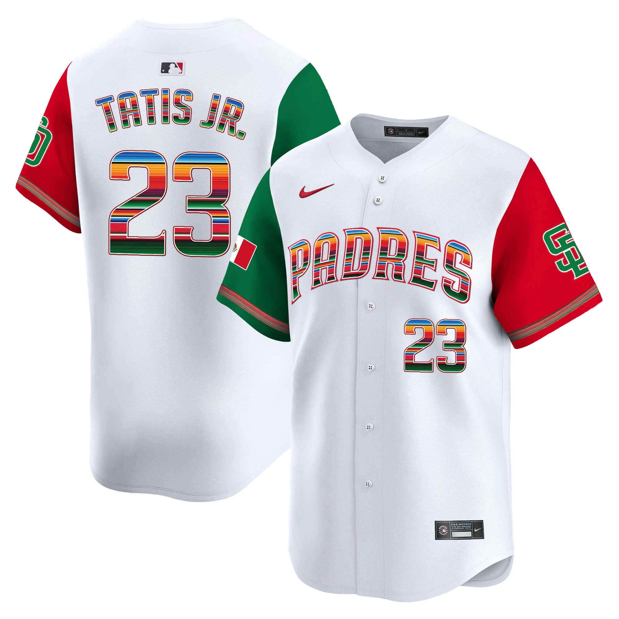 Men's San Diego Padres Mexico Premier Limited Jersey - All Stitched - Image 41