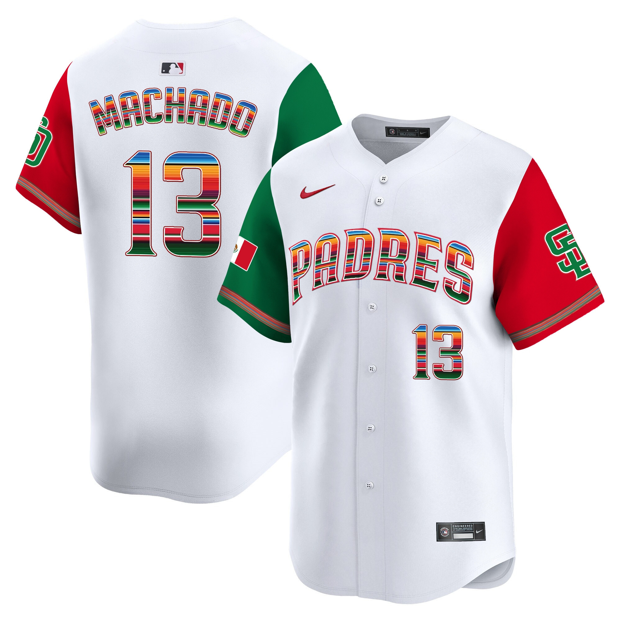 Men's San Diego Padres Mexico Premier Limited Jersey - All Stitched - Image 42