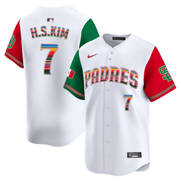 Men's San Diego Padres Mexico Premier Limited Jersey - All Stitched - Image 45